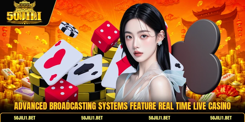 Advanced broadcasting systems feature real time live casino