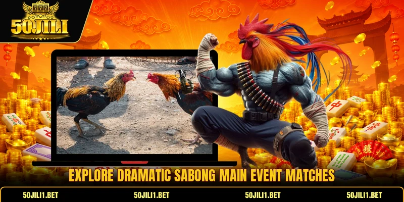 Explore dramatic sabong main event matches
