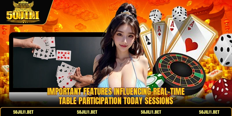 Important features influencing real-time table participation today sessions