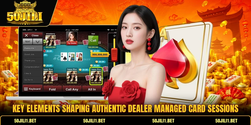 Key elements shaping authentic dealer managed card sessions