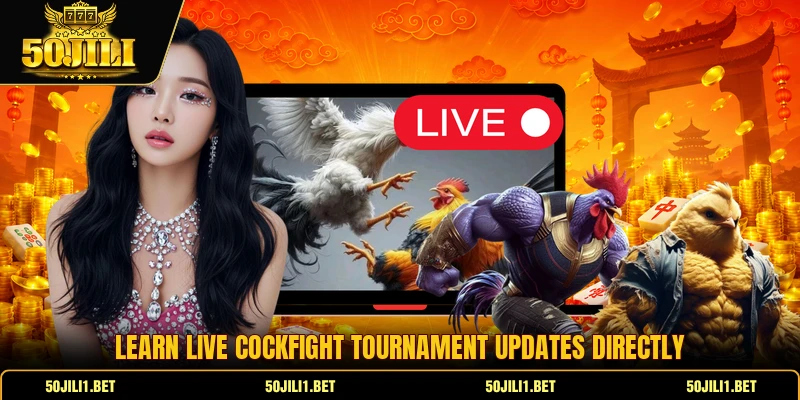 Learn live cockfight tournament updates directly