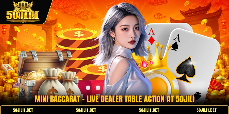 Mini Baccarat - Live Dealer Table Action At 50jili