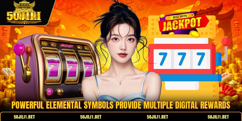 Powerful elemental symbols provide multiple digital rewards