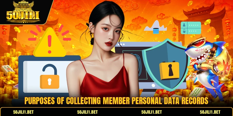 Purposes of collecting member personal data records