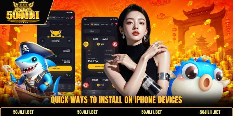 Quick ways to install on iPhone devices