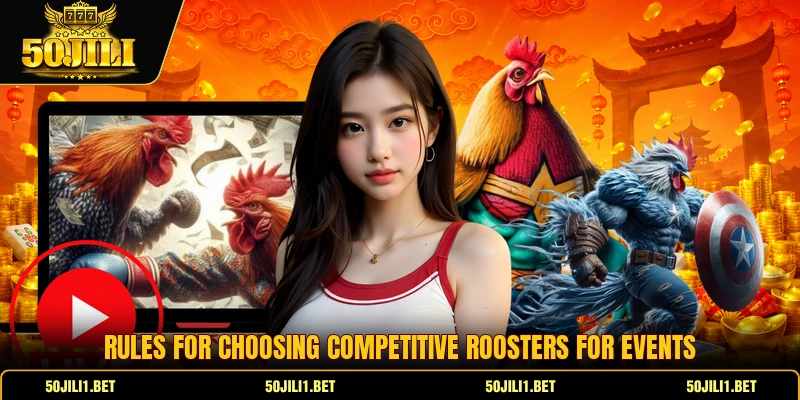 Rules for choosing competitive roosters for events