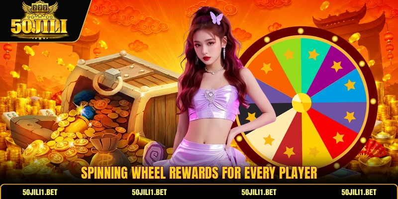 Spinning wheel rewards for every player Spinning wheel rewards for every player