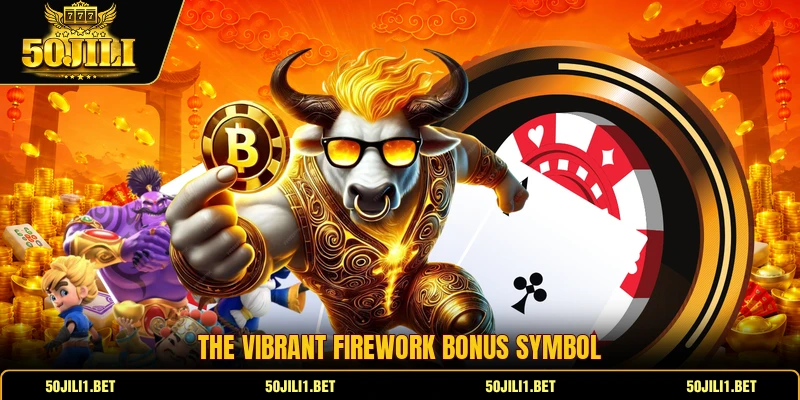 The vibrant firework bonus symbol